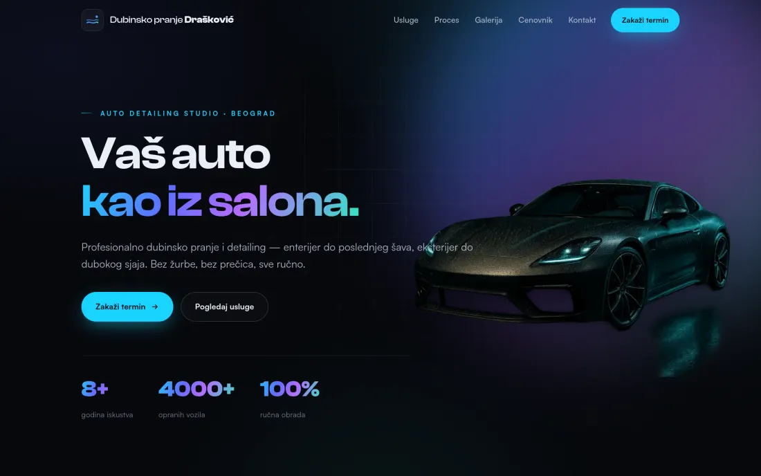 Dubinsko Pranje Auta — Auto detailing · Astro